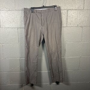 Polo Ralph Lauren Chino Pants Mens 33x30 Slim Fit Gray Flat Front Dress Casual